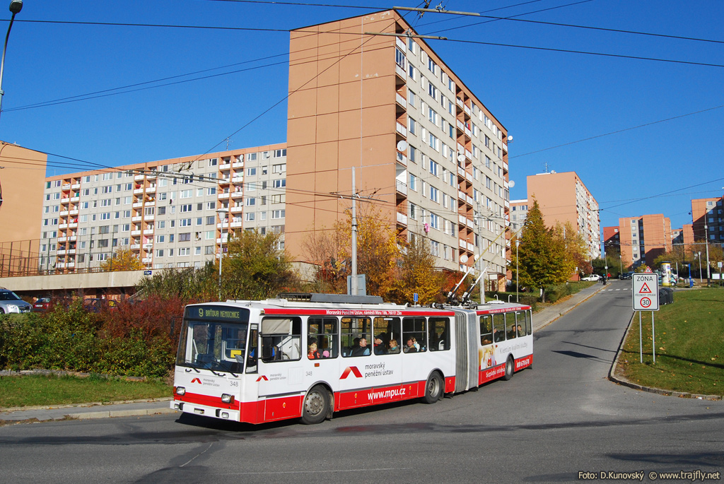 Злин, Škoda 15Tr13/6M № 348