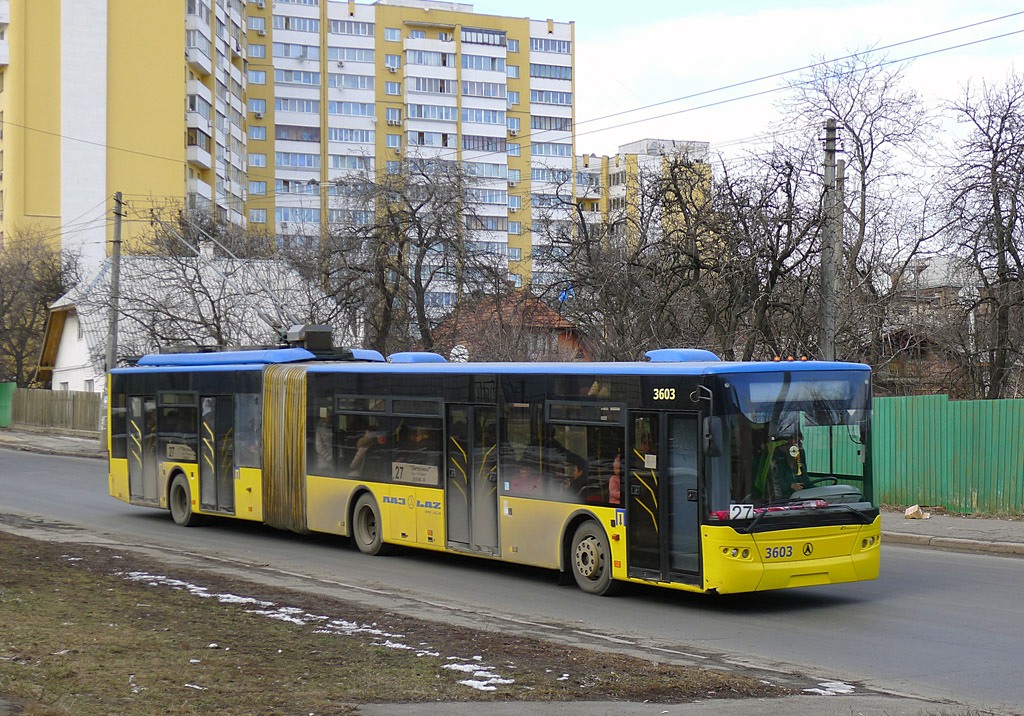 Київ, ЛАЗ E301D1 № 3603