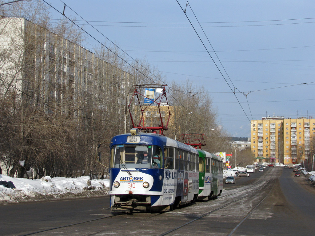 Екатеринбург, Tatra T3SU № 310