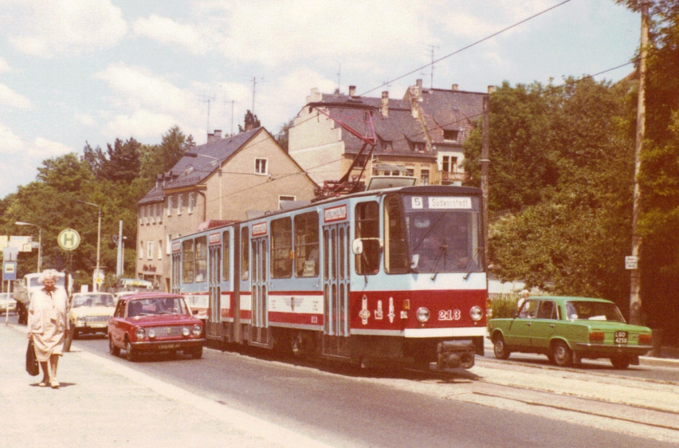Плауэн, Tatra KT4D № 213; Плауэн — Старые фотографии