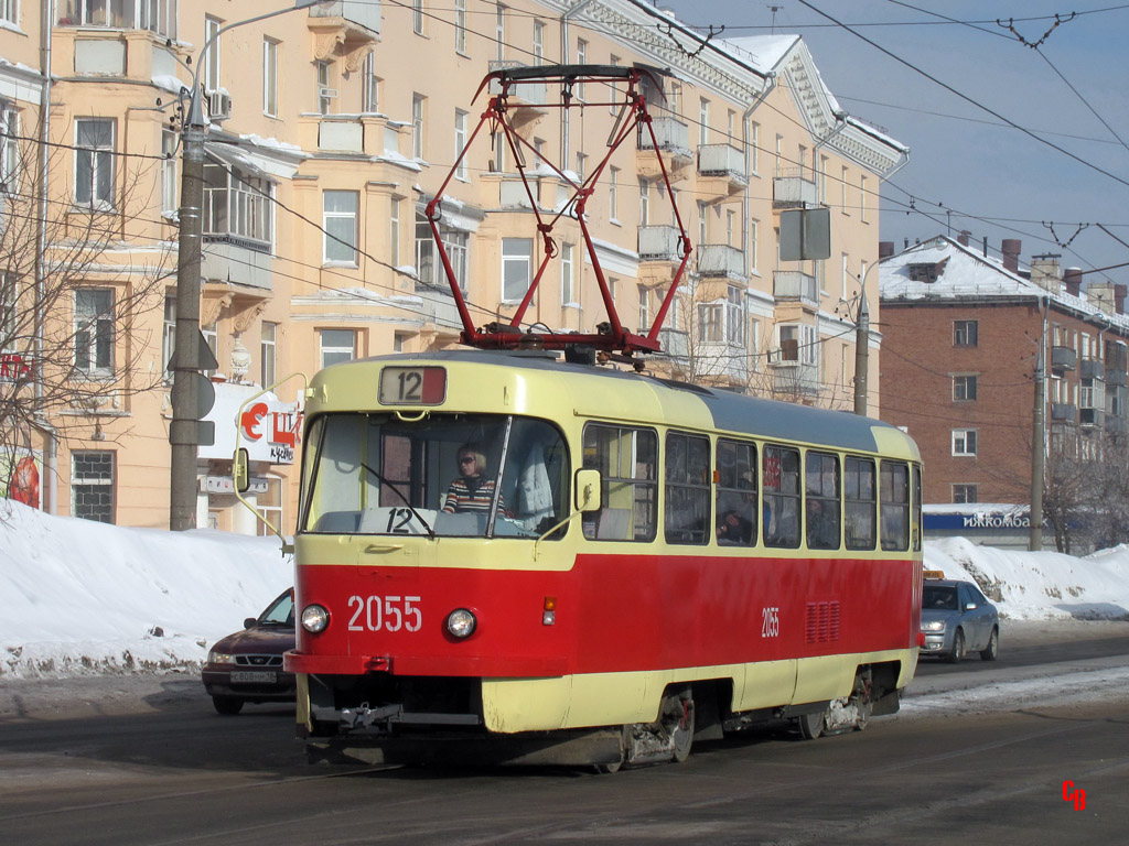 Іжевськ, Tatra T3SU мод. Ижевск № 2055