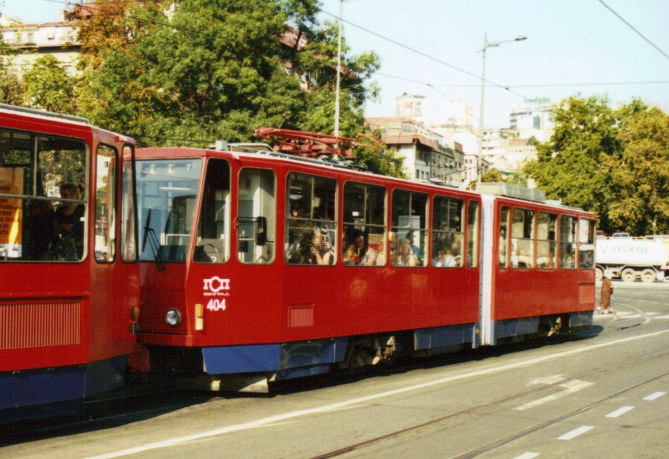 Белград, Tatra KT4M-YUB № 404