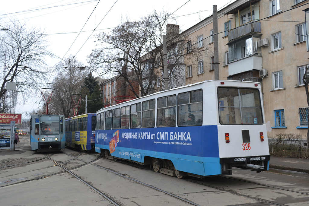 Krasnodar, 71-608K Nr. 236; Krasnodar, 71-605 (KTM-5M3) Nr. 326