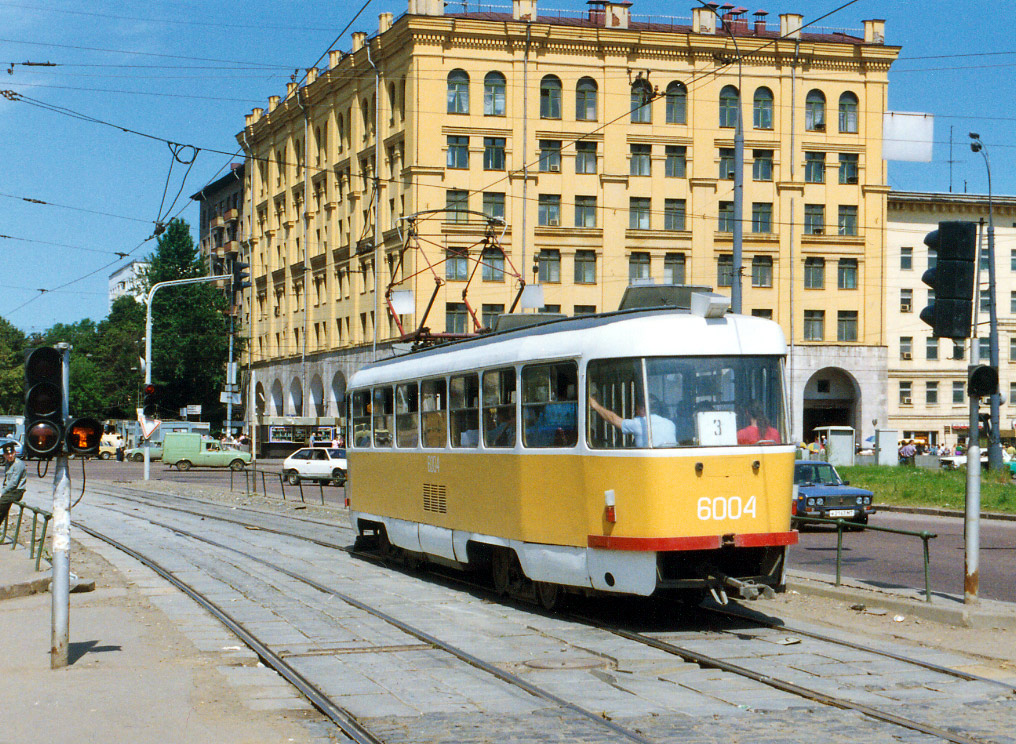 Москва, Tatra T3SU № 6004