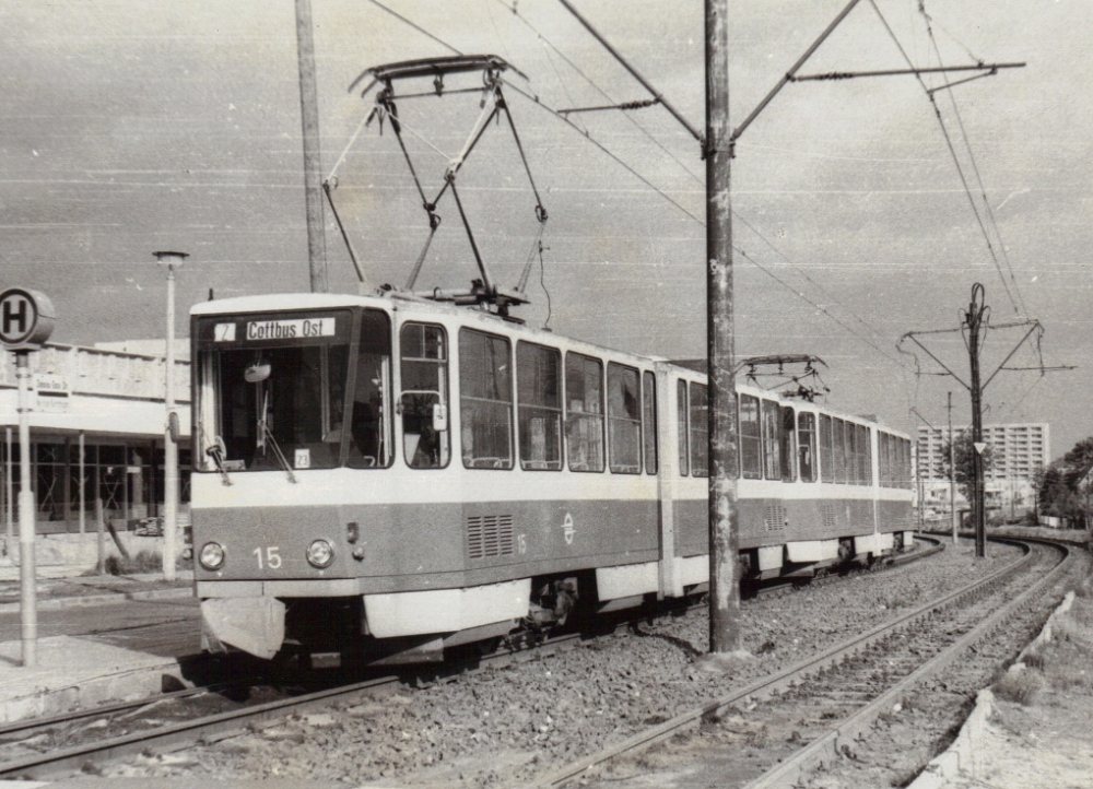 Котбус, Tatra KT4D № 15; Котбус — Старые фотографии