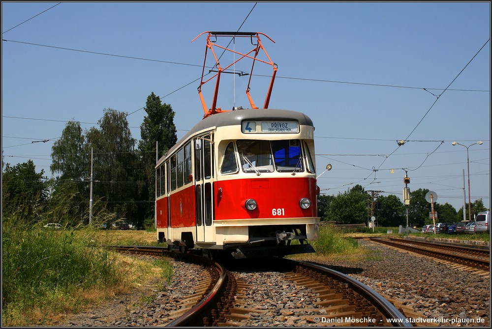 Острава, Tatra T2 № 681