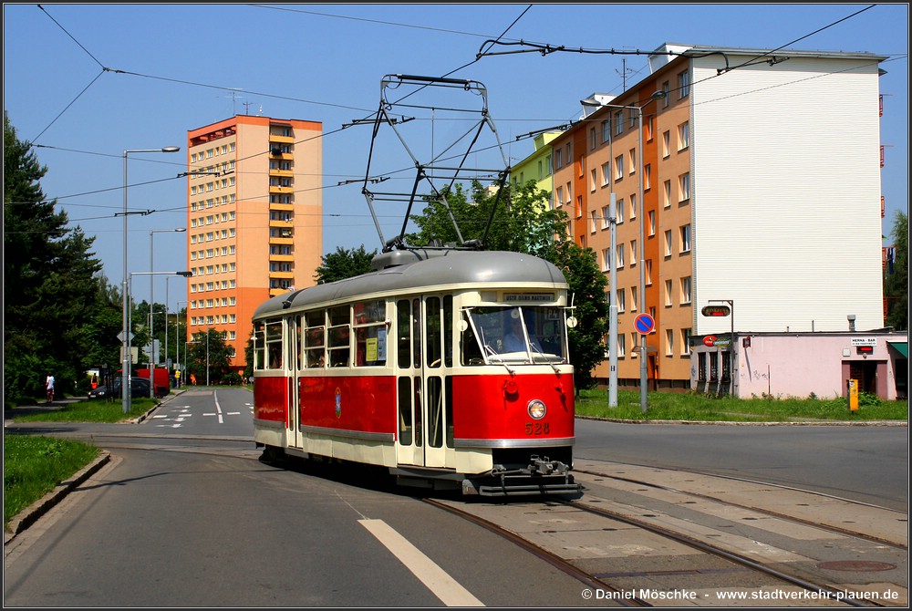 Острава, Tatra T1 № 528