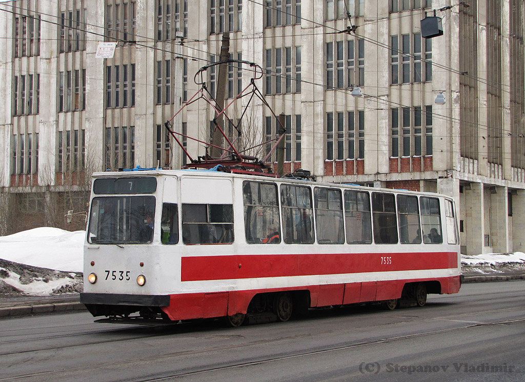 Санкт-Петербург, ЛМ-68М № 7535 Санкт-Петербург, ЛМ-68М № 7535