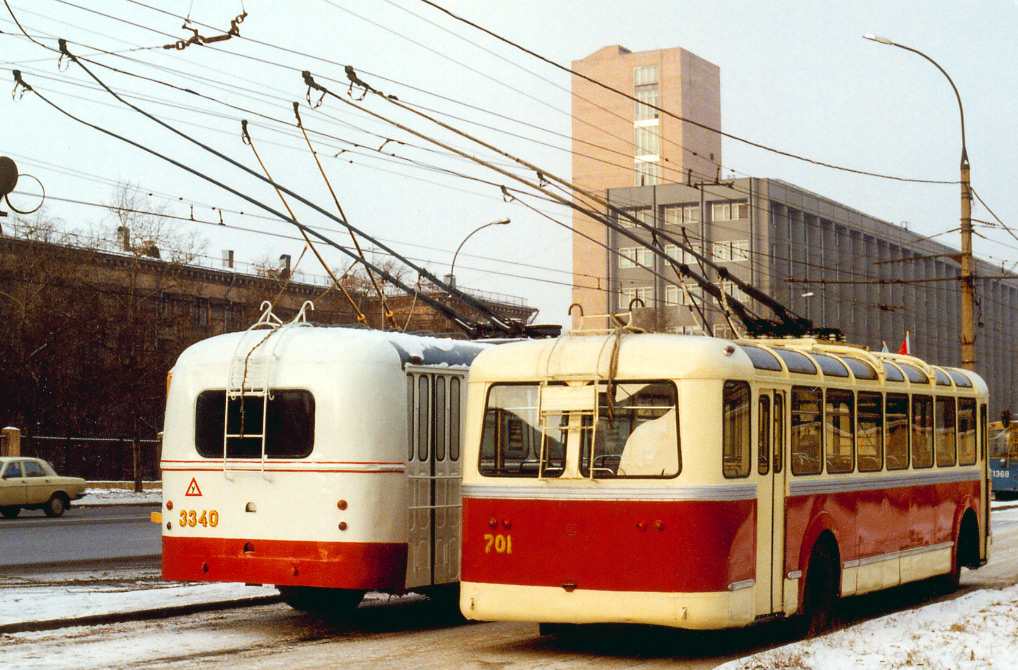 Moskwa, SVARZ MTBES Nr 701; Moskwa — Parade of 60 years of the Moscow trolleybus