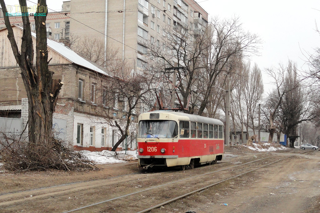 Днепр, Tatra T3SU № 1206