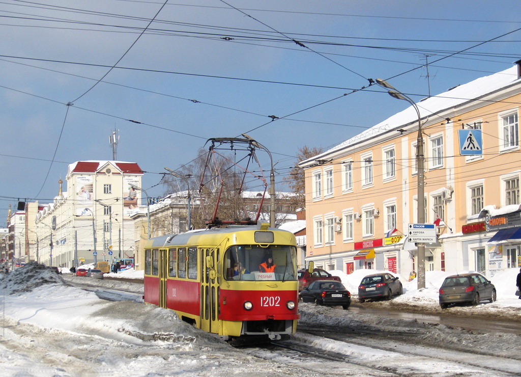 Ижевск, Tatra T3SU № 1202