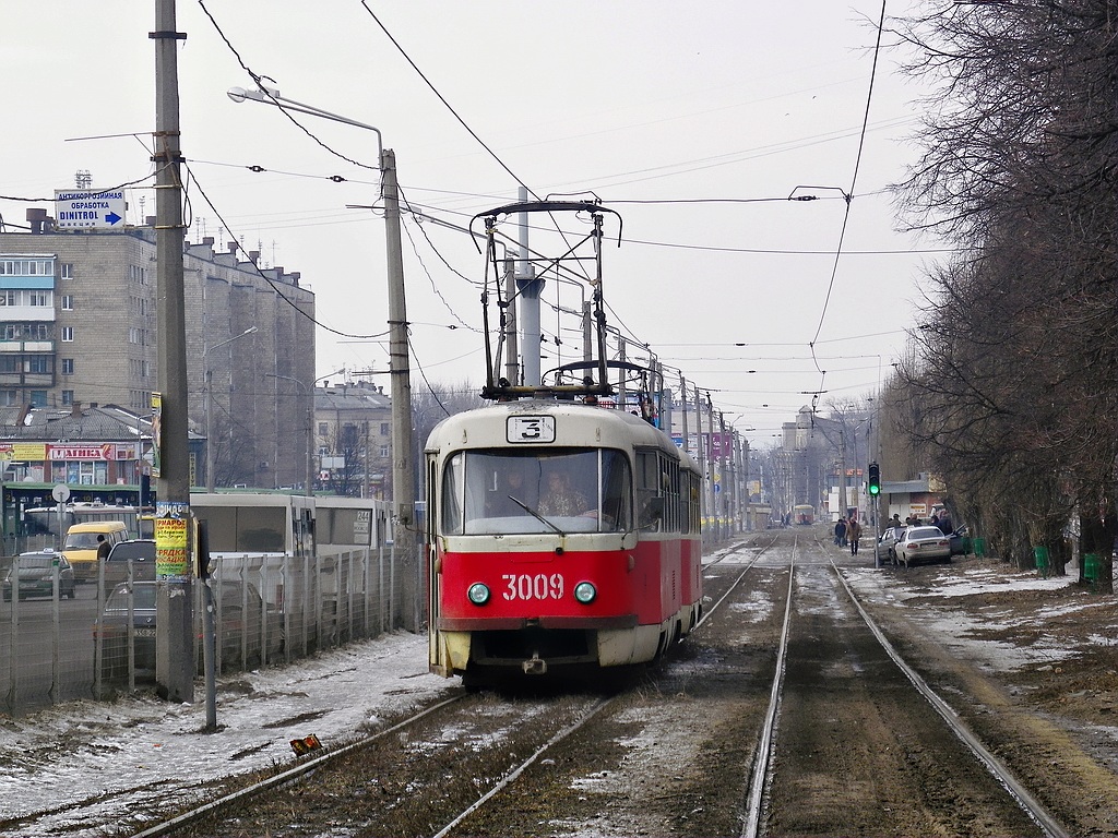 Харьков, Tatra T3SU № 3009