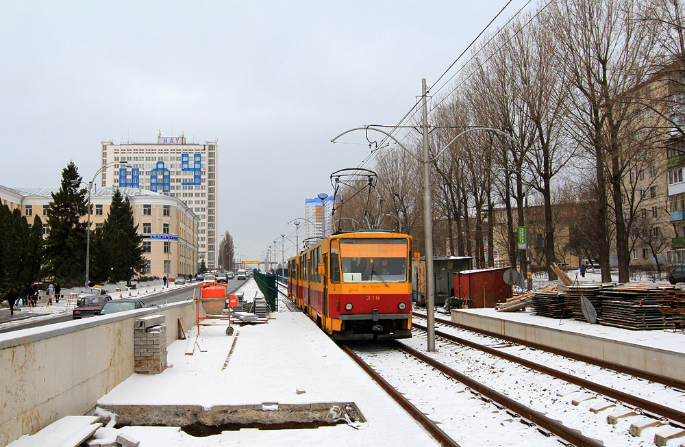 Киев, Tatra T6B5SU № 316