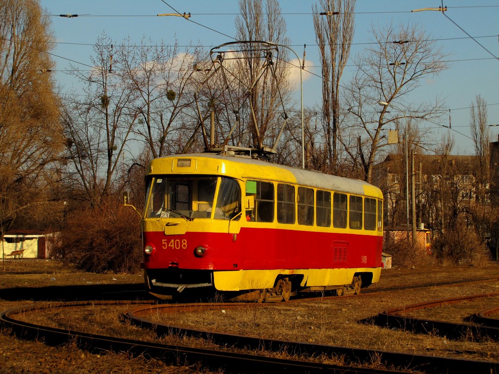 Киев, Tatra T3SU (двухдверная) № 5408