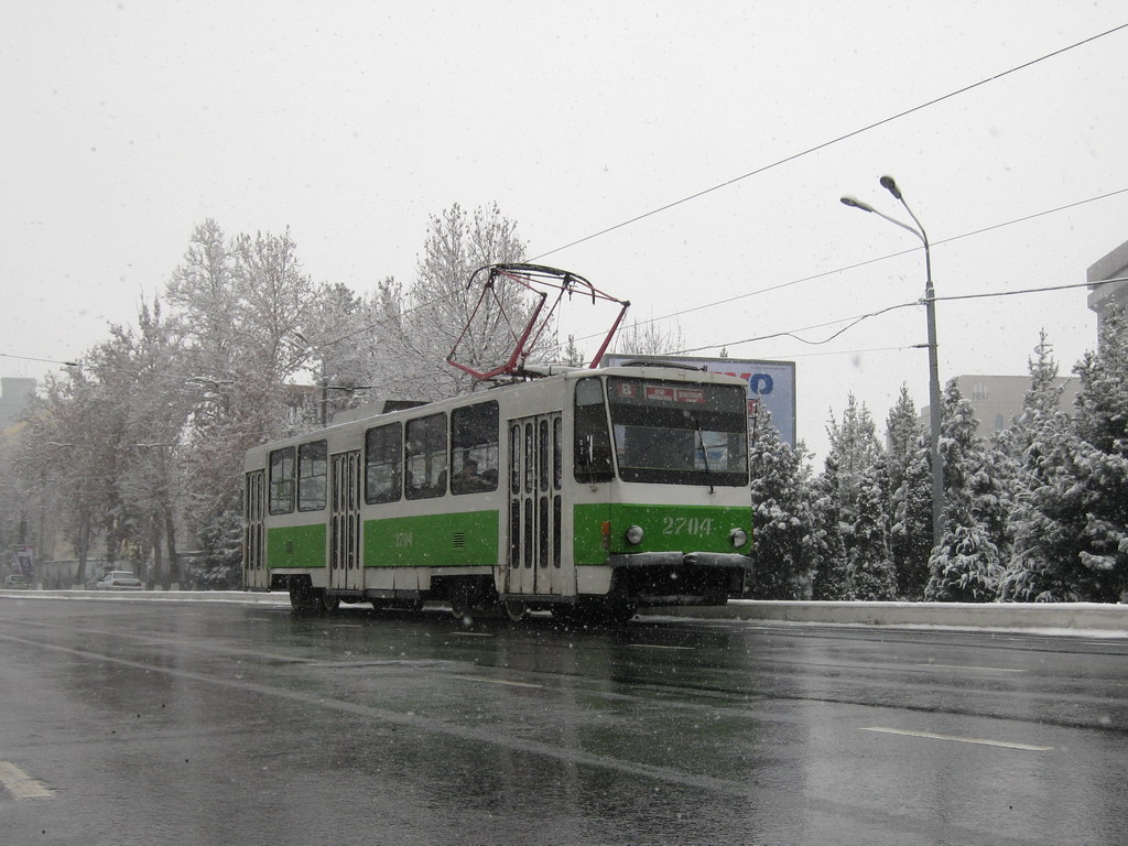Ташкент, Tatra T6B5SU № 2704