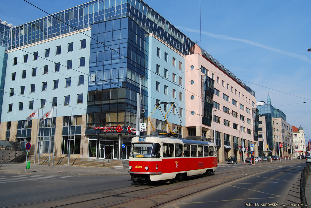 Прага, Tatra T3M № 8039