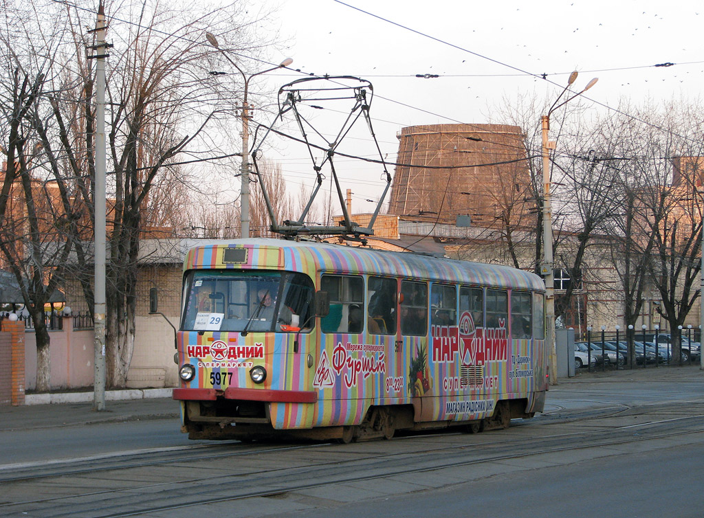 Киев, Tatra T3P № 5977