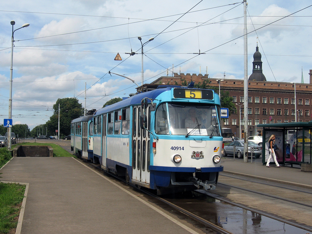 Рига, Tatra T3A № 40914