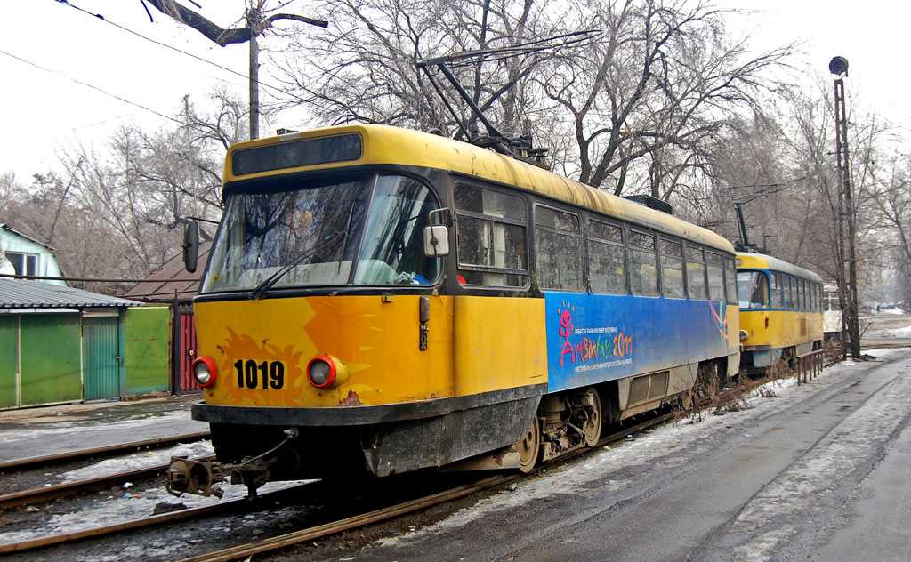 Алматы, Tatra T4D-MS № 1019 Алматы, Tatra T4D-MS № 1019