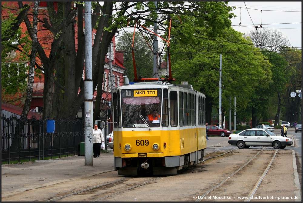 Kaliningrad, Tatra KT4D № 609