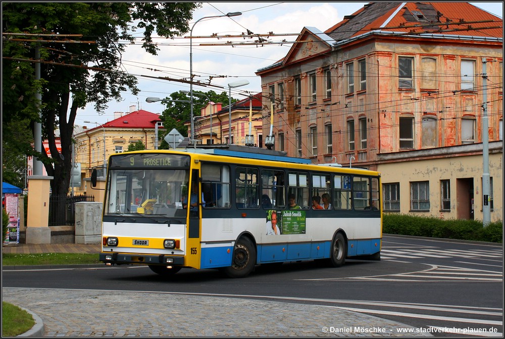 Теплице, Škoda 14Tr17/6M № 155