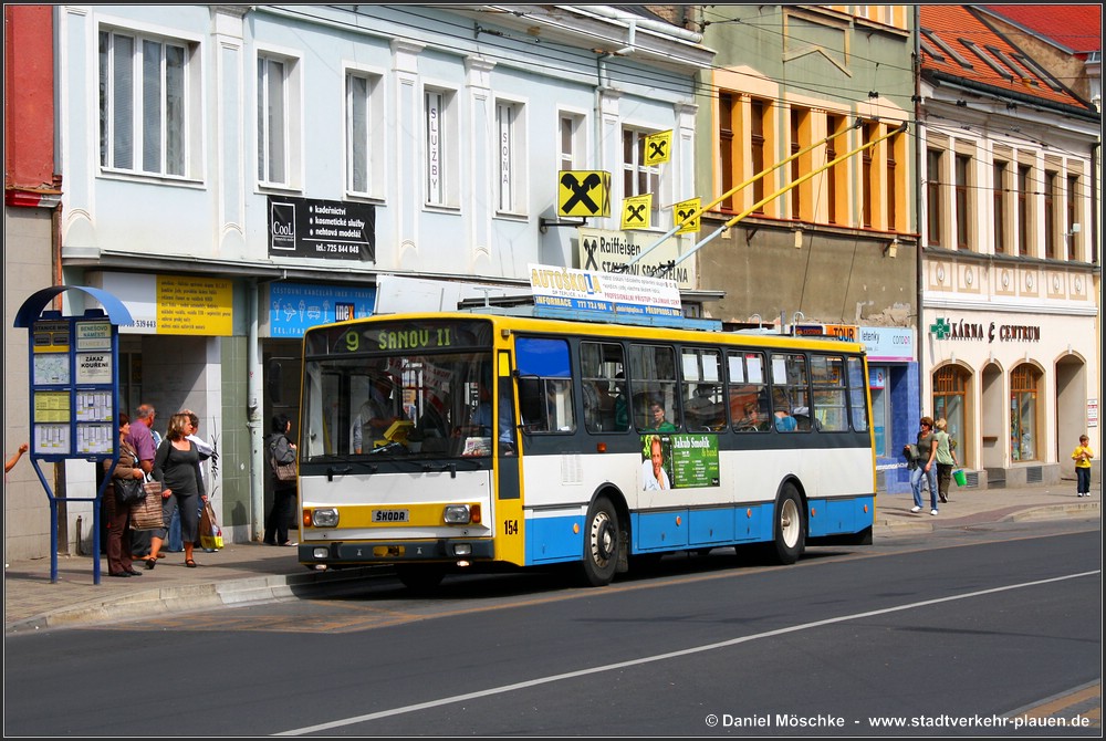 Теплице, Škoda 14Tr17/6M № 154