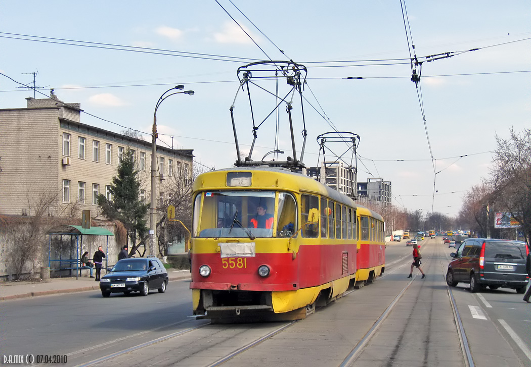 Киев, Tatra T3SU № 5581