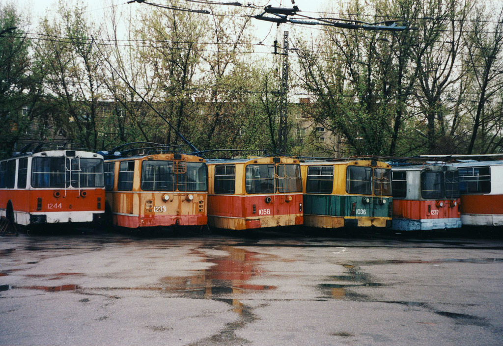 Almaty, ZiU-682V-012 [V0A] # 1244; Almaty, ZiU-682V # 1233; Almaty, ZiU-682V # 1058; Almaty, ZiU-682V # 1036; Almaty, ZiU-682V-012 [V0A] # 1237