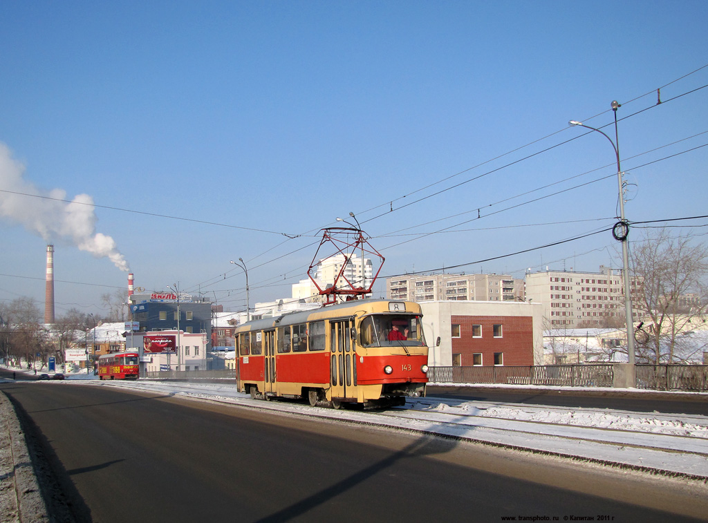 Екатеринбург, Tatra T3SU № 143