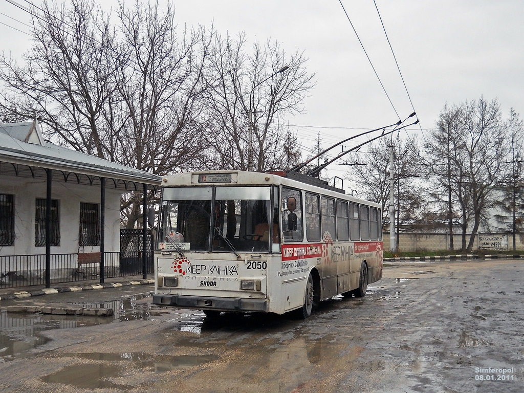 Крымский троллейбус, Škoda 14Tr02/6 № 2050
