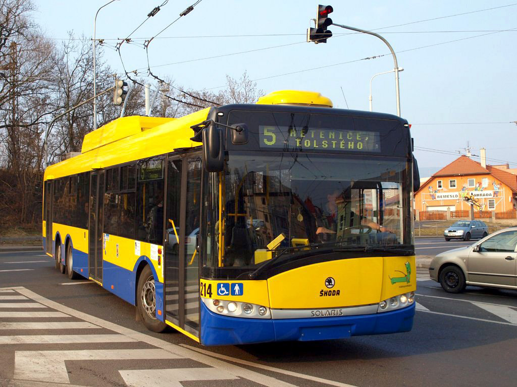 Теплице, Škoda 28Tr Solaris III № 214