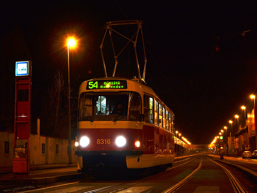Prága, Tatra T3R.P — 8316