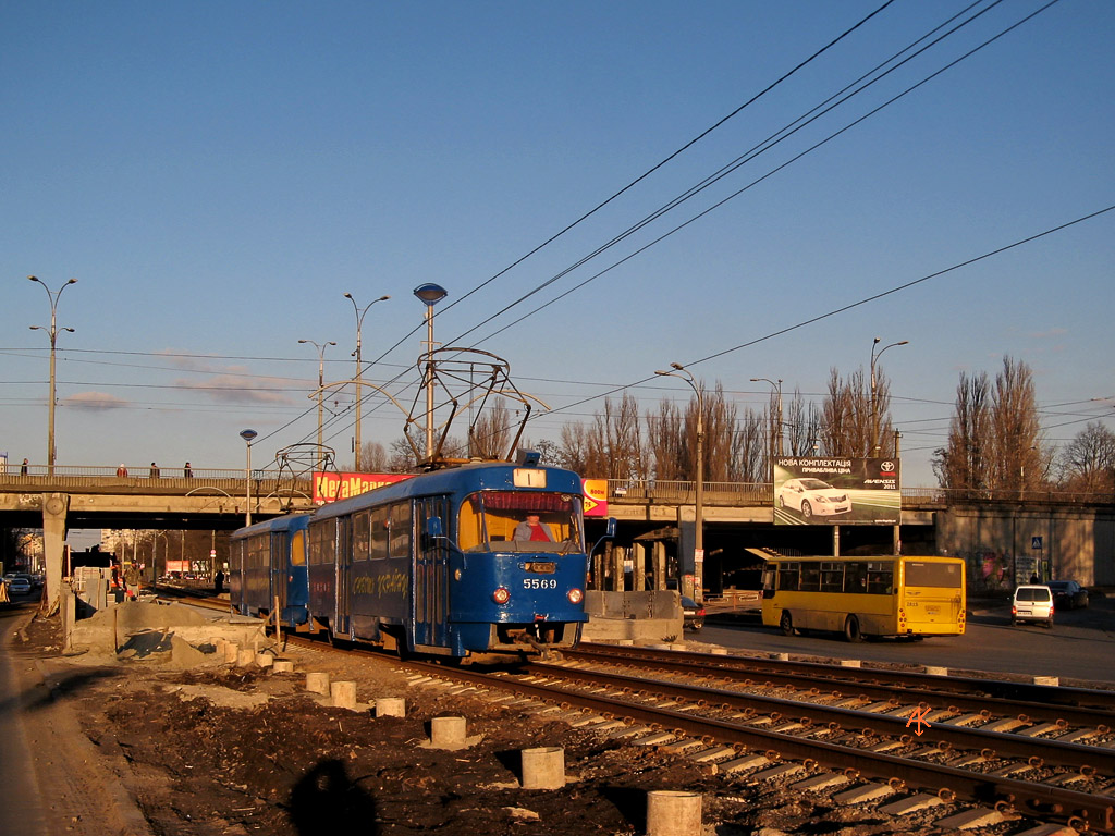 Киев, Tatra T3SU № 5569