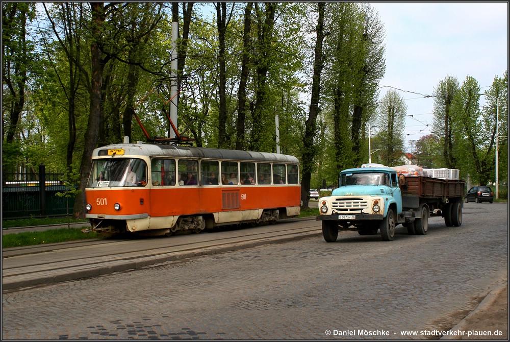 Калининград, Tatra T4D № 501