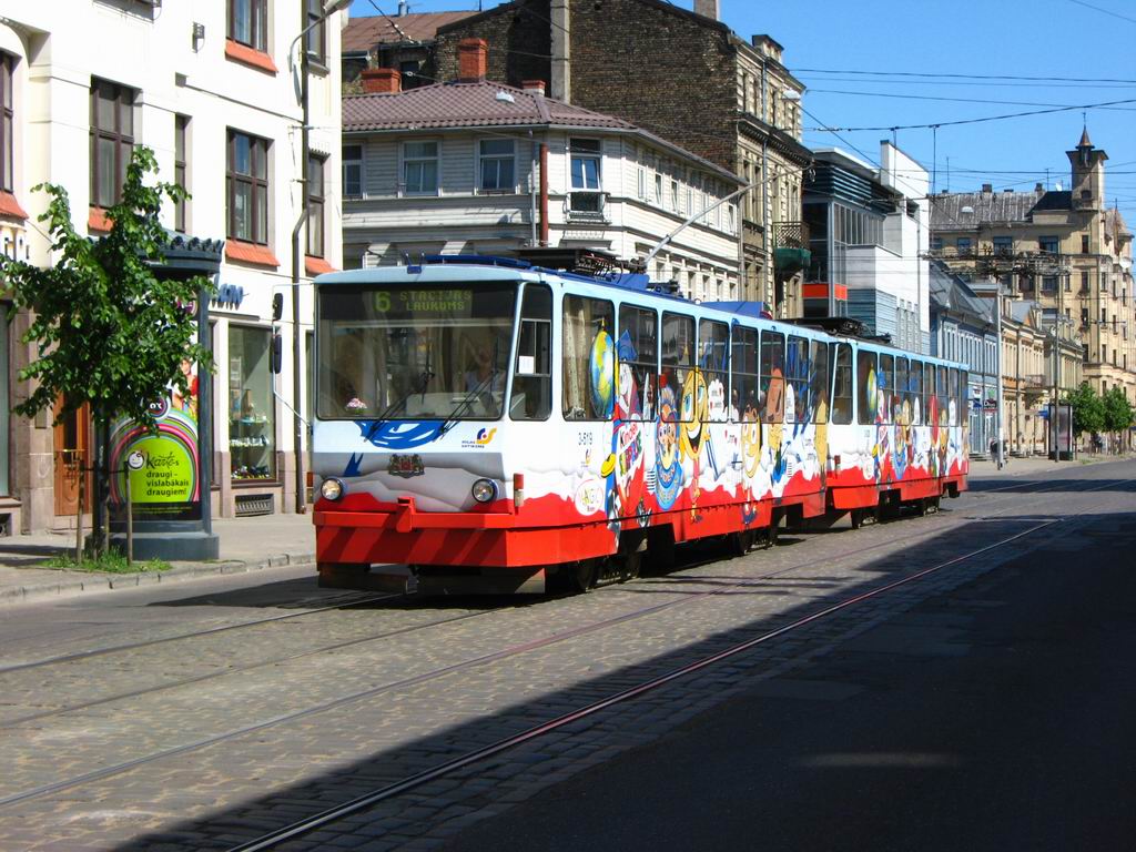 Рига, Tatra T3MR (T6B5-R) № 3-519