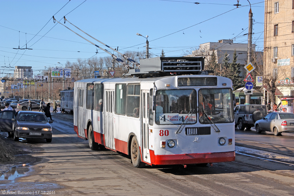 Тверь, ЗиУ-682Г-012 [Г0А] № 80; Тверь — Трамвайные линии: Московский район