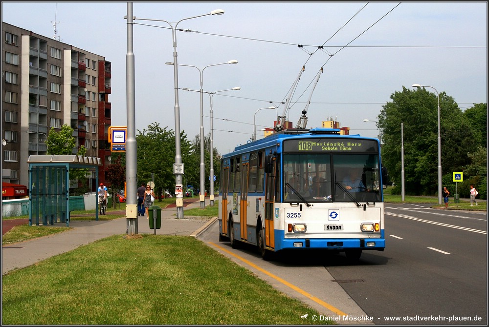 Острава, Škoda 14TrM № 3255 Острава, Škoda 14TrM № 3255
