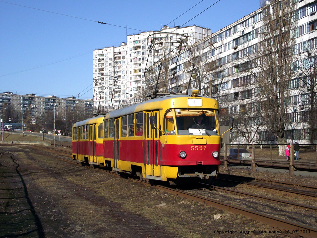 Киев, Tatra T3SU № 5557