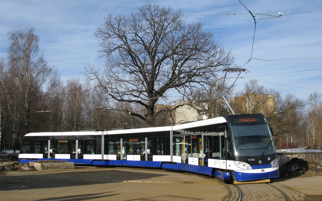 Рига, Škoda 15T ForCity Alfa Riga № 57103
