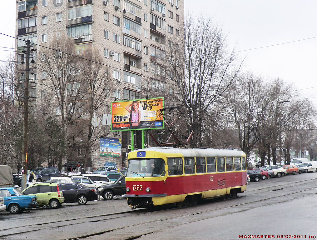 Днепр, Tatra T3SU № 1262