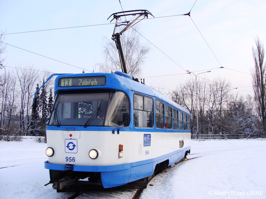 Острава, Tatra T3R.P № 956