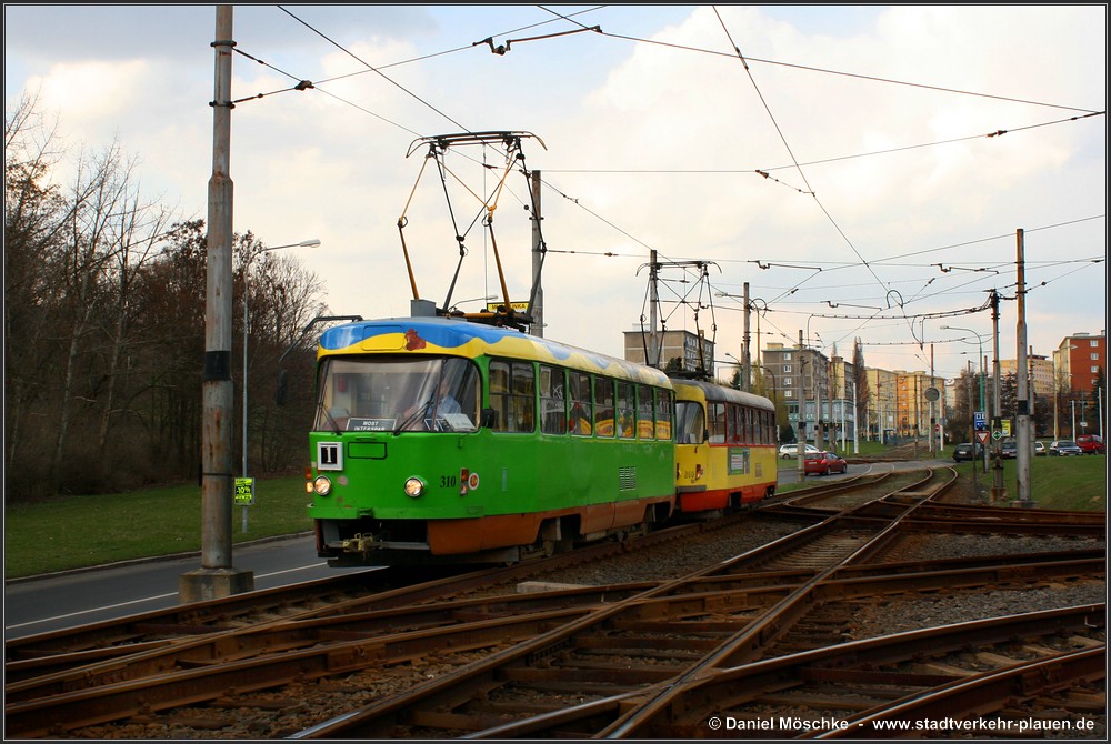 Мост ― Литвинов, Tatra T3M.3 № 310 Мост ― Литвинов, Tatra T3M.3 № 310