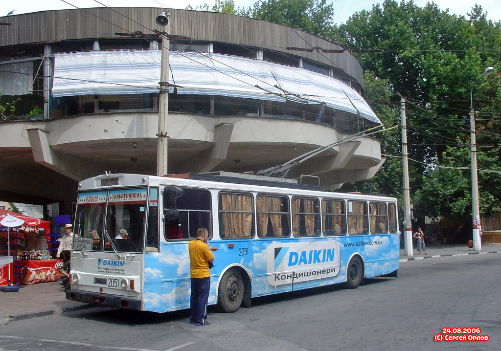 Крымский троллейбус, Škoda 14Tr02/6 № 2051