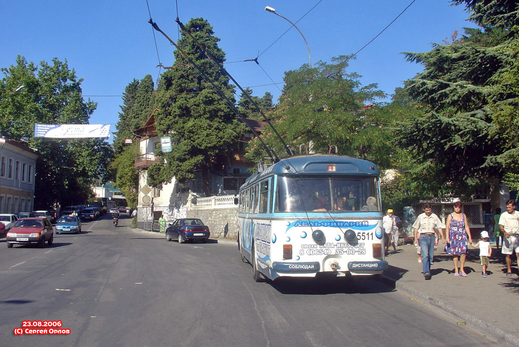 Crimean trolleybus, Škoda 9Tr19 # 5511