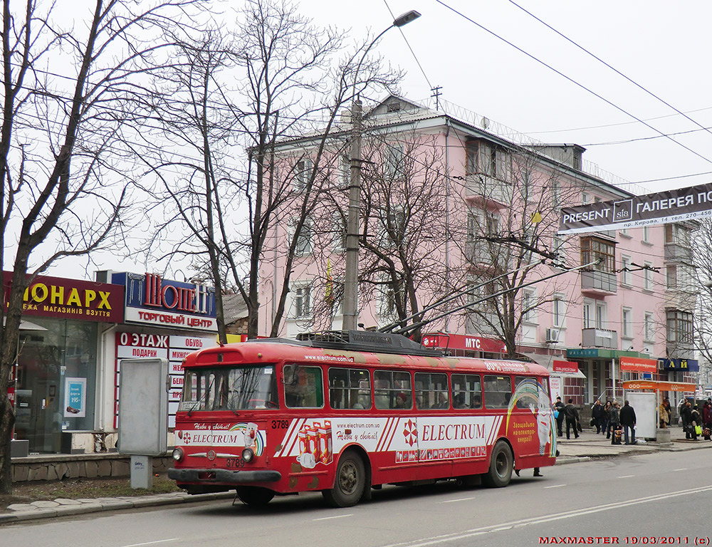 Крымский троллейбус, Škoda 9TrH29 № 3789