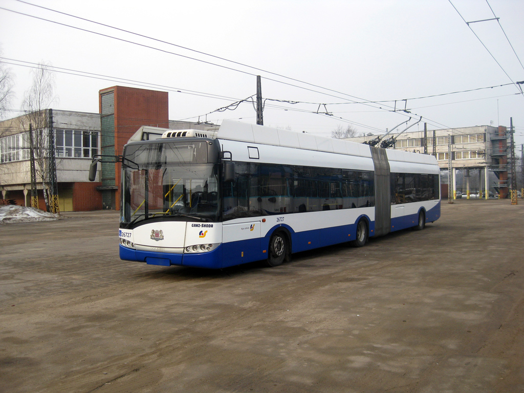 Рига, Solaris Trollino III 18 Ganz-Škoda № 26727