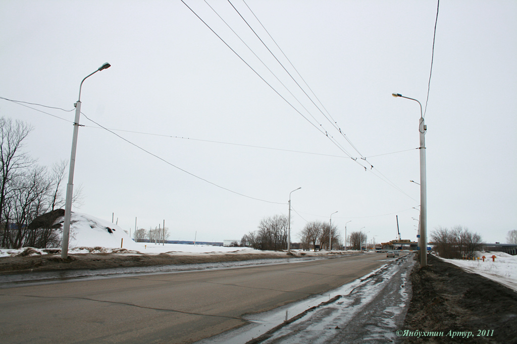 Уфа — Троллейбусная сеть — юг