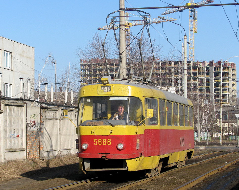 Киев, Tatra T3SU № 5686