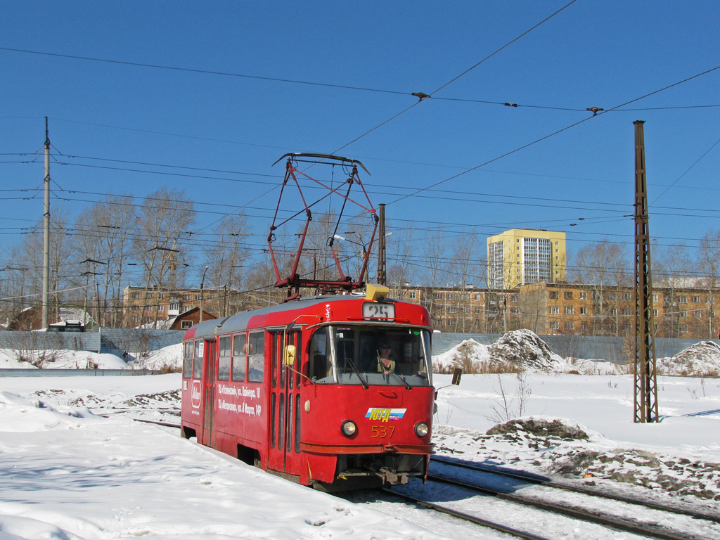 Екатеринбург, Tatra T3SU № 537