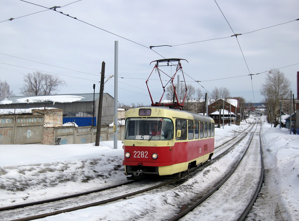 Ижевск, Tatra T3SU (двухдверная) № 2282